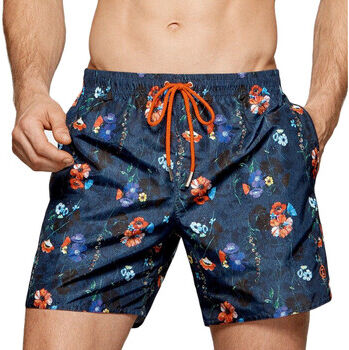 Impetus Maillots de bain Short de bain fleuri homme Aruba bleu