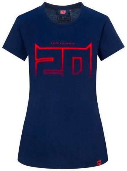 FABIO QUARTARARO T-Shirt Flock 20 Woman Blue