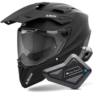 Airoh Commander 2 Color Black Matt + Kit Bluetooth BT Mini