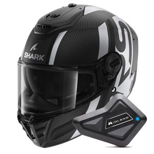 Shark Spartan RS Carbon Shawn Mat DKS + Kit Bluetooth BT Mini