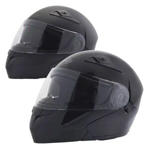 Stormer Duo Casques Modulables Turn Noir + Turn Noir Mat