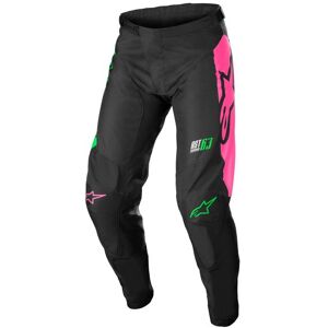 Alpinestars Racer Compass Black Green Neon Pink Fluo Pant