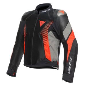 Dainese Super Rider Absoluteshell Black Dark Grey Fluo Red