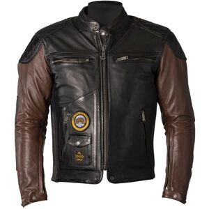 Helstons Tracker Leather Black Camel