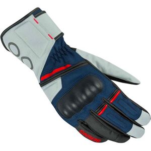 Bering Lady Siberia Grey Blue Red Gloves