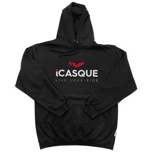 Hoodie iCasque Live Love Ride Black