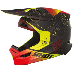 SHOT Furious Matrix Kid Red Glossy