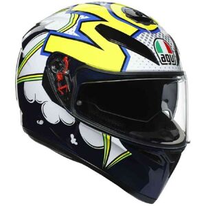 AGV K3 SV Bubble Blue White Yellow Fluo