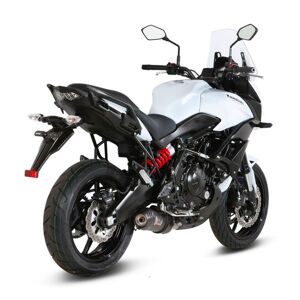 Mivv Oval Inox/Carbone Kawasaki Versys 650 (15-21)