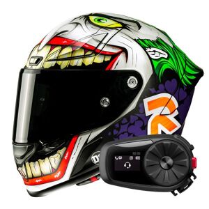 HJC RPHA1 Joker Dc Comics MC48SF + Kit Bluetooth 5S Solo