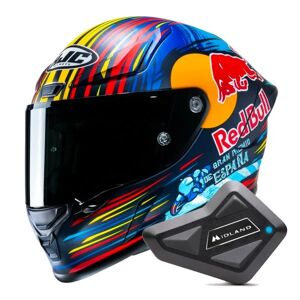 HJC RPHA1 Red Bull Jerez GP + Kit Bluetooth BT Mini