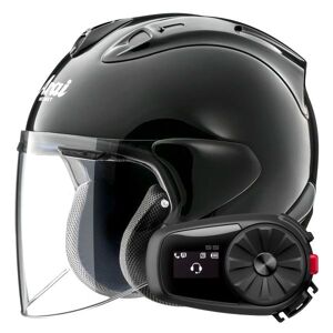 Arai SZ-R Vas Evo Black + Kit Bluetooth 5S Solo