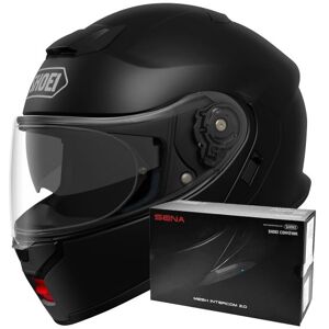 Shoei Neotec 3 Matt Black + Intercom Sena SRL-03