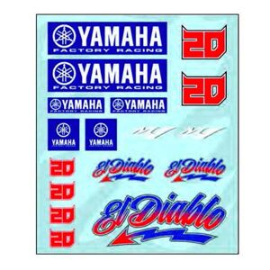 FABIO QUARTARARO Big Stickers 20 Yamaha Multicolor