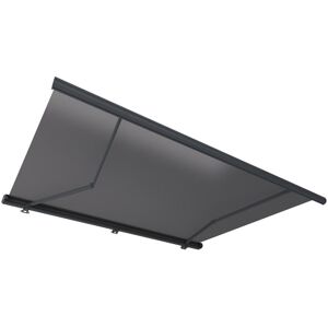 Vente-unique Store banne motorisé à leds avec coffre intégral 4 x 3,5 m toile acrylique anthracite - GALAXA