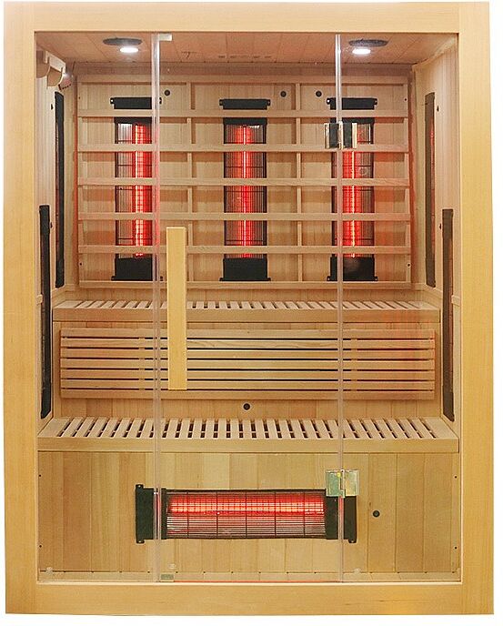 VOGUE SAUNA Sauna infrarouge à spectre complet 3/4 places Gamme prestige ARZEN - L150*P120*H190 cm - 2250W VOGUE SAUNA Sauna infrarouge à spectre complet 3/4 places Gamme prestige ARZEN - L150*P120*H190 cm - 2250W