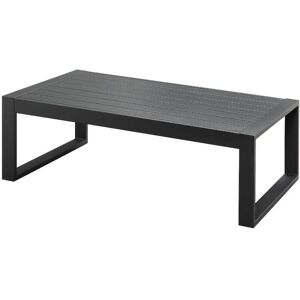 MYLIA Table basse de jardin en aluminium - Anthracite - MOLOKAI de MYLIA