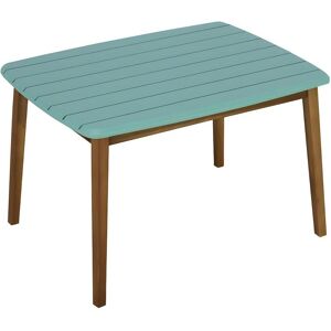 MYLIA Table de jardin pour enfant en acacia bleu L.80 cm - GOZO de MYLIA