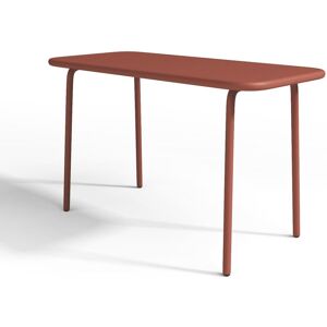 MYLIA Table de jardin pour enfants en métal L.80 cm - Terracotta - POPAYAN de MYLIA