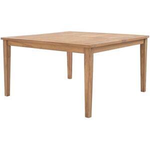 MYLIA Table à manger de jardin carrée en teck L.140 cm - Naturel clair - ALLENDE de MYLIA