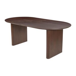 Vente-unique Table à manger 8 couverts en bois de manguier - Naturel - NEVILI