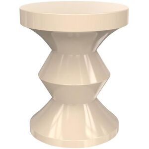 Vente-unique Table d'appoint en métal - Beige - ZOLIMI