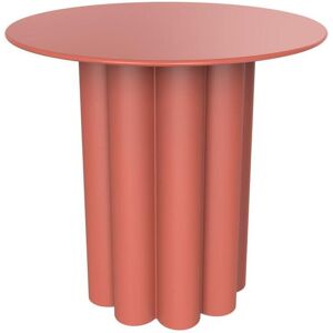 Vente-unique Table d'appoint en métal - Terracotta - GAVOPI