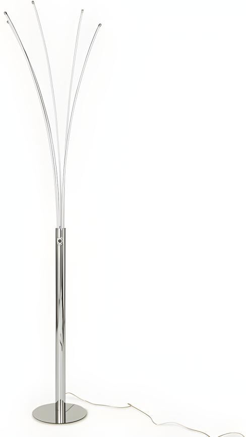 OZAIA Lampadaire 5 branches LEDs design FILAE - Métal - H. 189 cm - Argenté