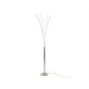 OZAIA Lampadaire 5 branches LEDs design FILAE - Métal - H. 189 cm - Argenté