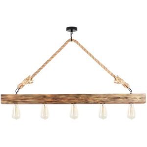 OZAIA Suspension en bois EREBOS - L. 100 x H. 53 cm - Coloris naturel