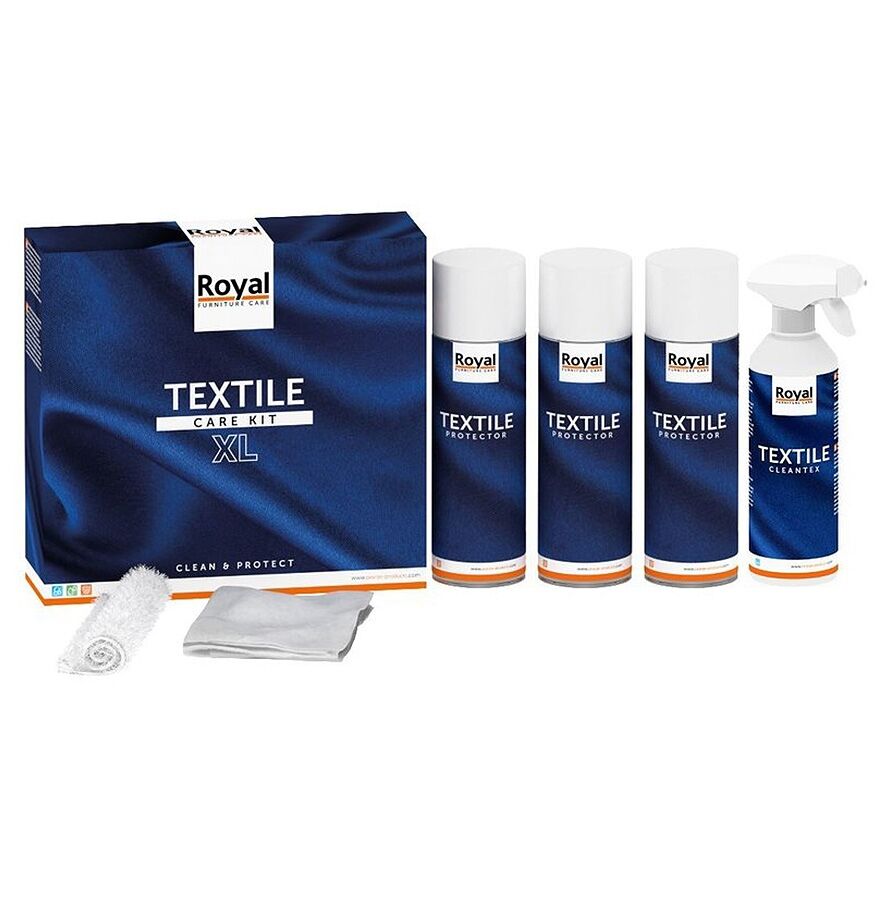 Kit d'entretien textile 'ROYALTEX' - Produits pour nettoyer et protéger le tissu