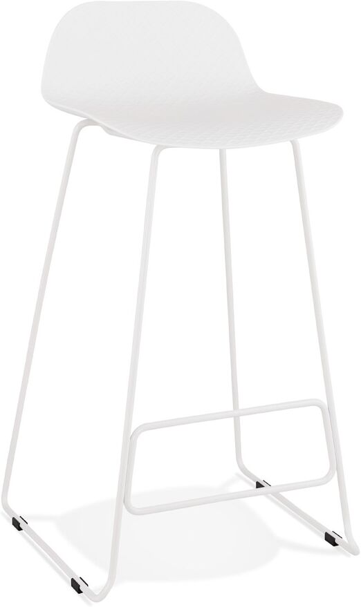 Tabouret de bar design 'BABYLOS' blanc design