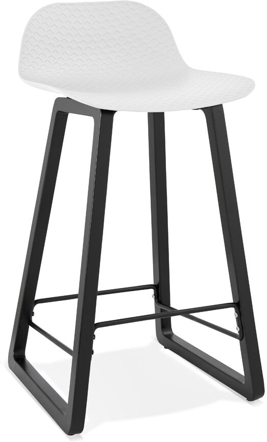 Tabouret snack mi-hauteur 'SASHIMI MINI' blanc design