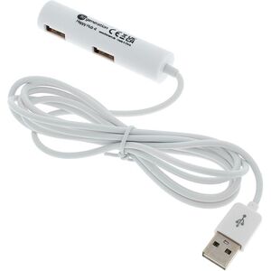 Fun Generation USB Hub 4 Way Blanc