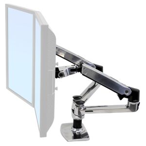 Ergotron LX Dual Side-by-Side Arm Argent