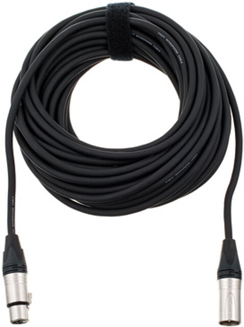 17900 Mic Cable 15 Black Noir
