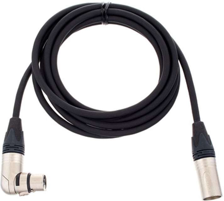 XLR Patch Angled/Female 3m noir
