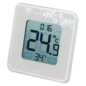 TFA Thermo-Hygrometer Style WH Blanc
