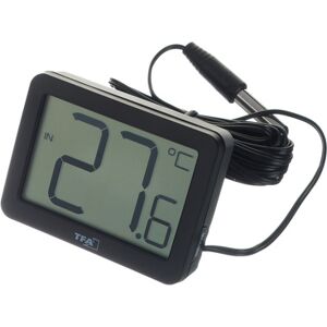 TFA Digital In-Outdoor Thermometer Noir