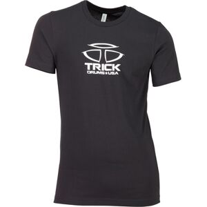 Trick Drums T-Shirt XL noir avec logo blanc