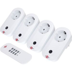 Brennenstuhl RC Switch Sockets Set of 4