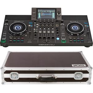 Denon DJ SC Live 4 Case Bundle Marron