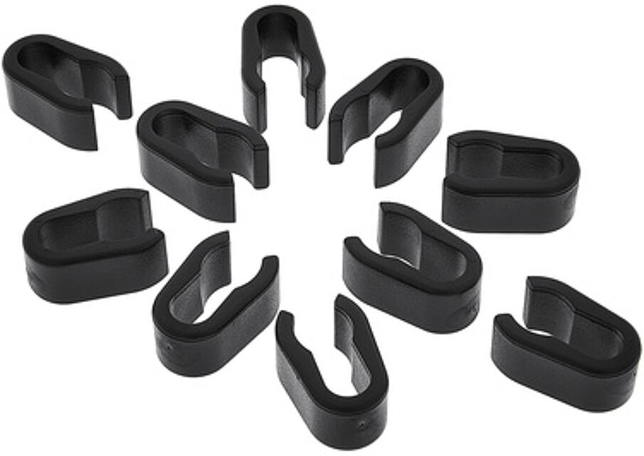 Cable Holder 15mm 10x Black