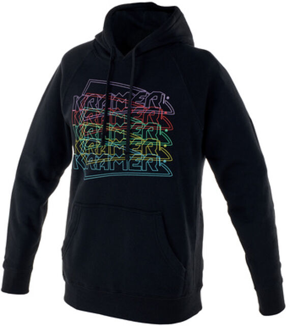 Neon Pullover Hoodie M Black