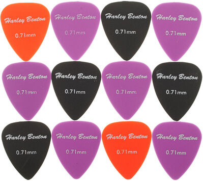 Harley Benton Nylon Player Pick Set 0,71mm