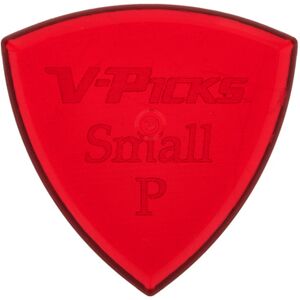 V-Picks Small Pointed Ruby Red Ruby Red