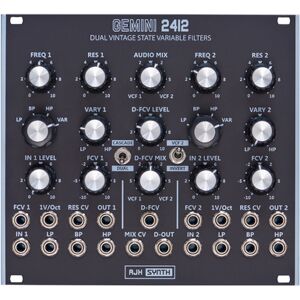 AJH Synth Gemini 2412 Dual SVF black