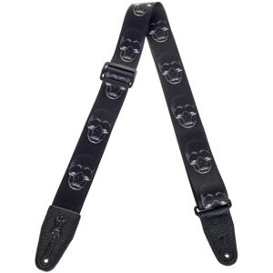 Levys Poly Strap 2 BK Skulls Noir