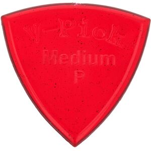 V-Picks Medium Pointed Ruby Red Ruby Red