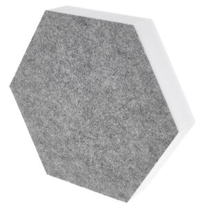 t.akustik Hexagon Melamine Light Grey 50 light grey